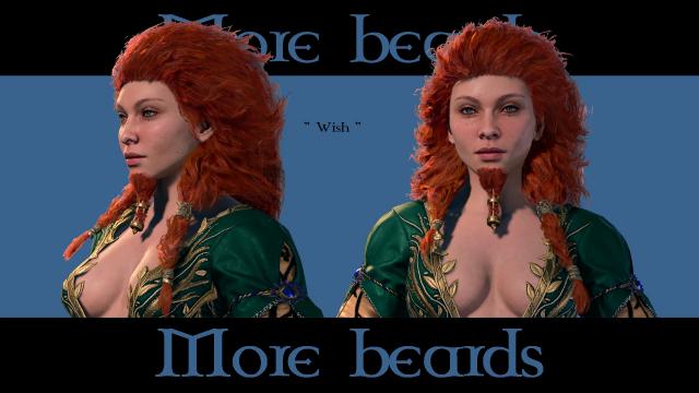 More beards for Baldur's Gate 3