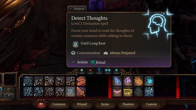 Detect Thoughts For All для Baldur's Gate 3