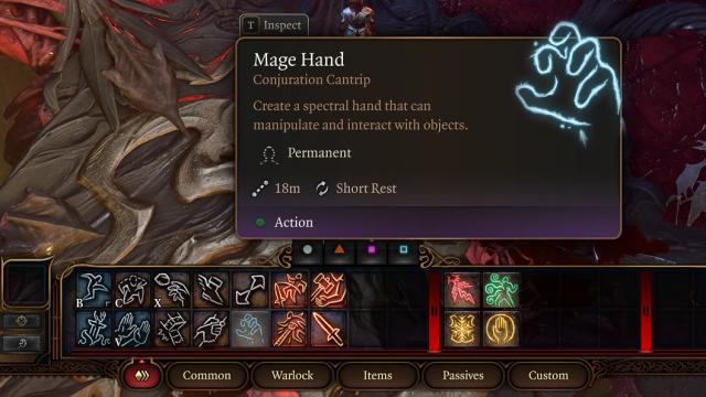 Mage Hand For All для Baldur's Gate 3