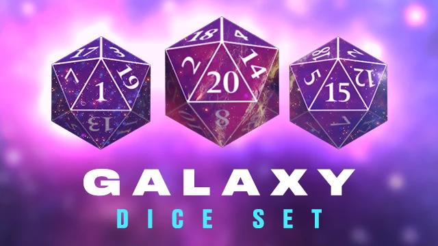 Galaxy Dice Set for Baldur's Gate 3