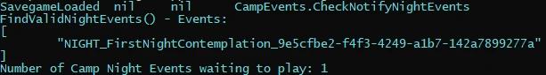 Camp Event Notifications for Baldur's Gate 3