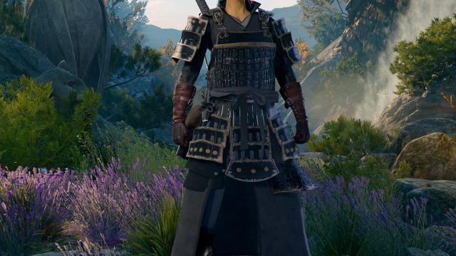 Land of Reeds Samurai Armor for Baldur's Gate 3