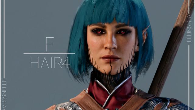 Vessnelle's Hair Collection for Baldur's Gate 3