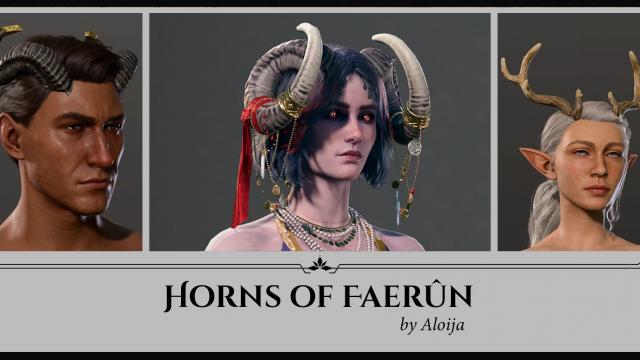 Horns of Faerun for Baldur's Gate 3