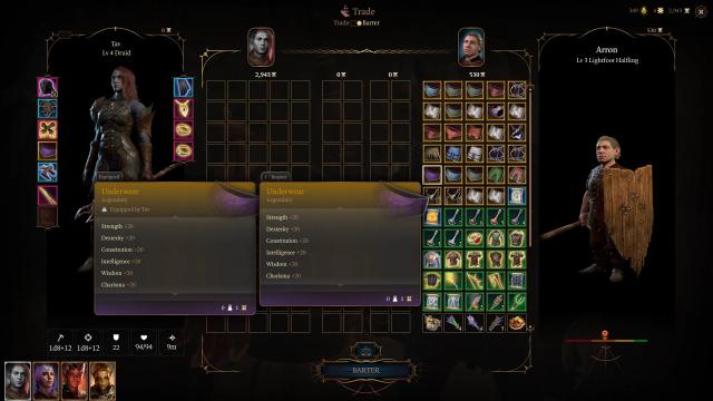 Underwear of Ability Scores для Baldur's Gate 3