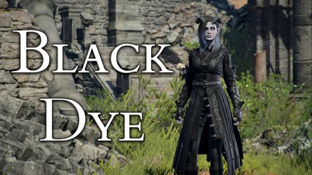 Aether's Black Dye for Baldur's Gate 3