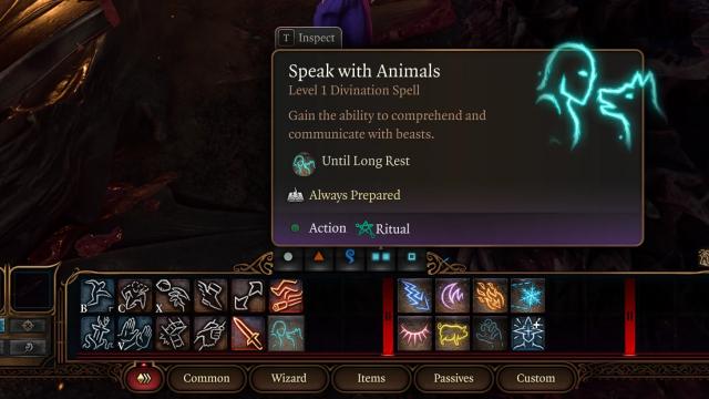 Speak With Animals For All для Baldur's Gate 3