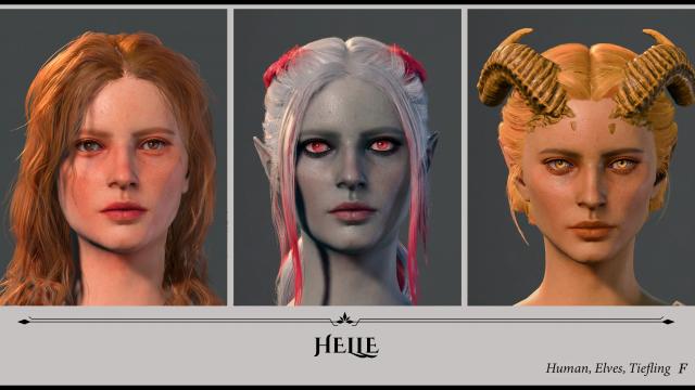 Faces of Faerun для Baldur's Gate 3