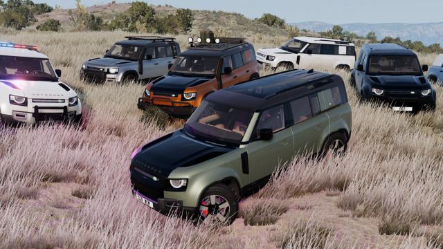 2020 Land Rover Defender для BeamNG Drive