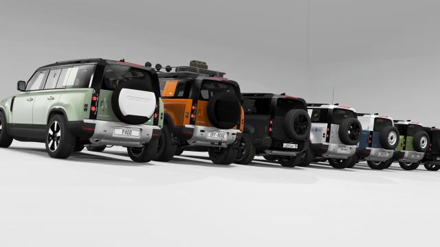 2020 Land Rover Defender для BeamNG Drive