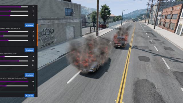 GodHand - SuperPowers mod для BeamNG Drive