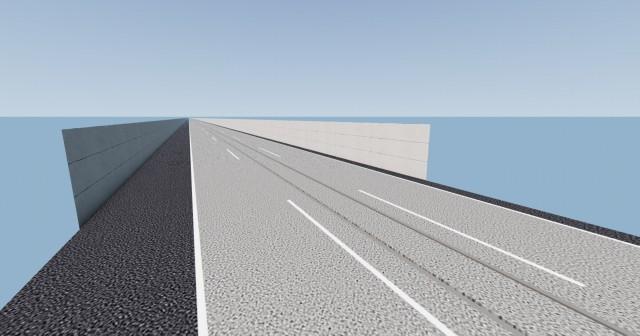 100KM Straight for BeamNG Drive