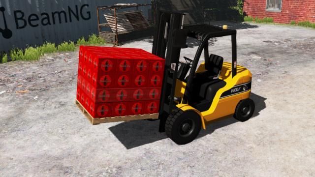 Forklift compatible loads для BeamNG Drive