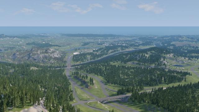 River Highway для BeamNG Drive