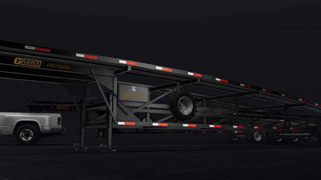 Grant Gooseneck Wedge Car Trailer for BeamNG Drive