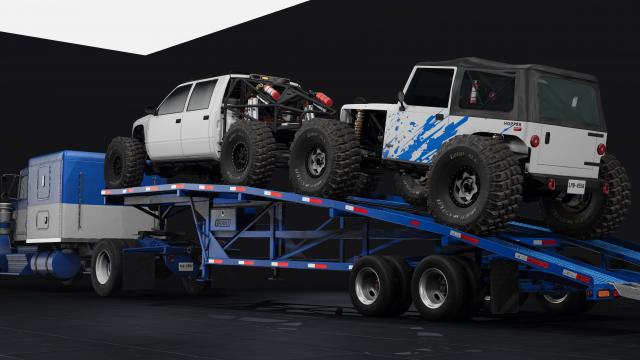 Grant Gooseneck Wedge Car Trailer for BeamNG Drive