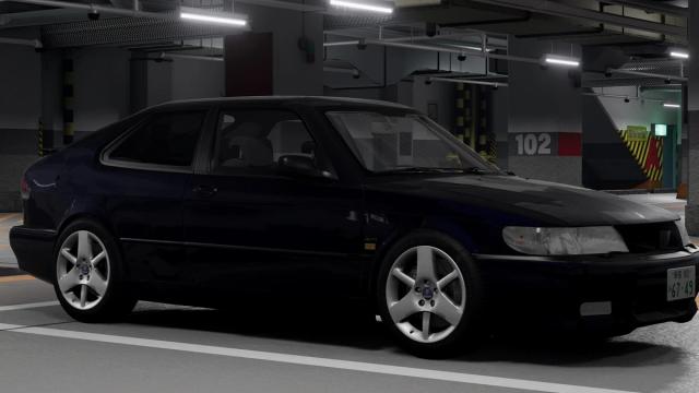 Saab 9-3 Aero Coupe для BeamNG Drive