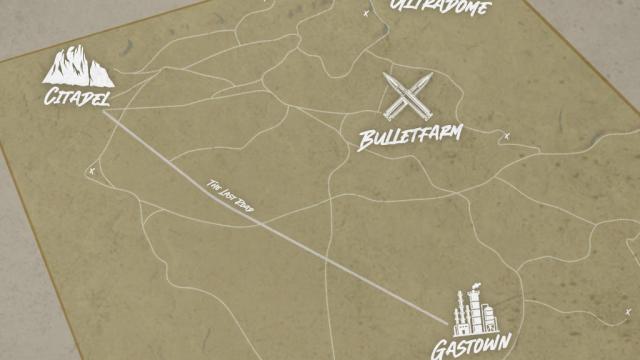 Fury Wasteland для BeamNG Drive