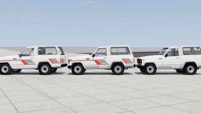 1985 Nissan Patrol 160 SWB for BeamNG Drive