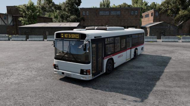Hirochi Aero Japanese Bus для BeamNG Drive