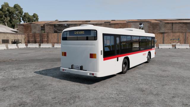 Hirochi Aero Japanese Bus для BeamNG Drive