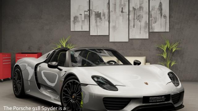 Porsche 918 Spyder для BeamNG Drive