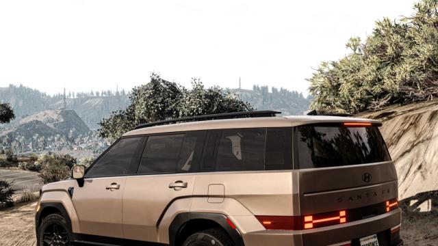 Hyundai Santa Fe 2024 для BeamNG Drive