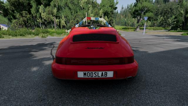 Porsche 911 Carrera 2 Speedster для BeamNG Drive