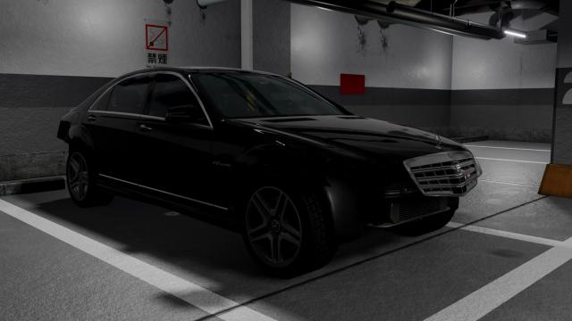 Mercedes-Benz W221 для BeamNG Drive