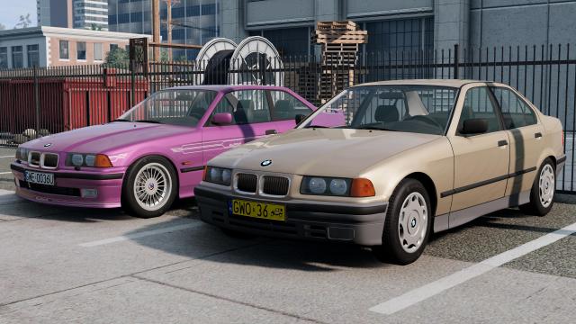 BMW E36 Revamp для BeamNG Drive