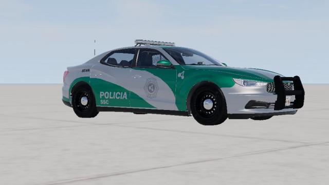 Mexico City Police Skin для BeamNG Drive