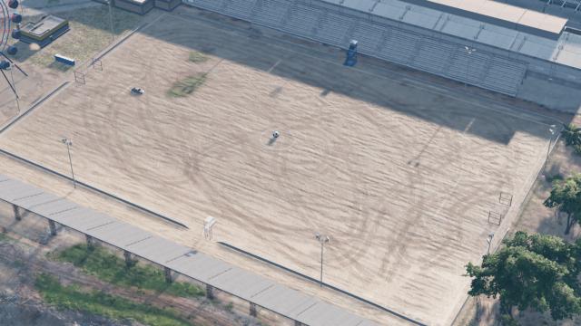 Quadoval Island Super Speedway for BeamNG Drive