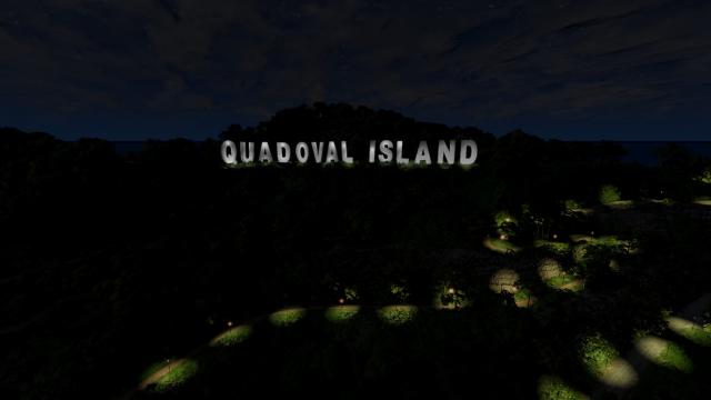 Quadoval Island Super Speedway for BeamNG Drive