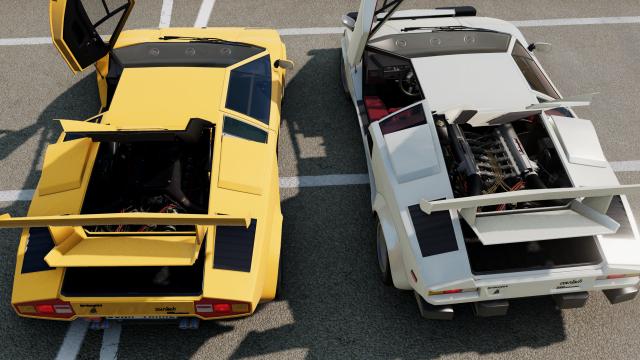 Lamborghini Countach (Revamp) для BeamNG Drive