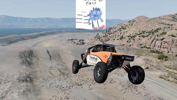 WhiteGuy's First Track для BeamNG Drive