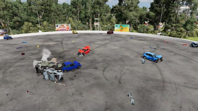 Destruction Derby 1995 для BeamNG Drive