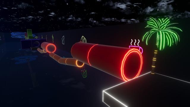 Neon Parkour for BeamNG Drive