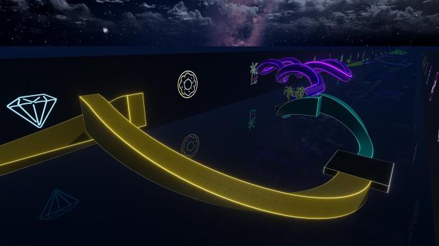 Neon Parkour for BeamNG Drive