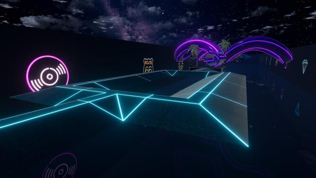 Neon Parkour for BeamNG Drive