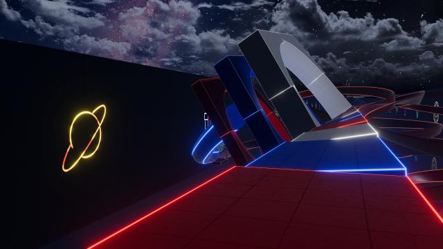 Neon Parkour for BeamNG Drive