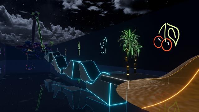 Neon Parkour for BeamNG Drive