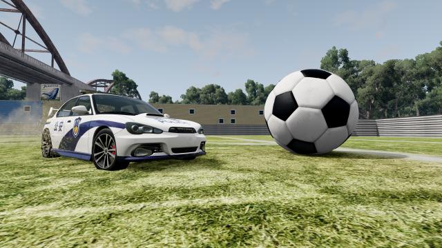 Tony's Car Soccer Map для BeamNG Drive