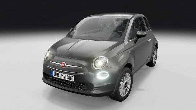 Fiat 500 Abarth 595 (2015-2024) для BeamNG Drive