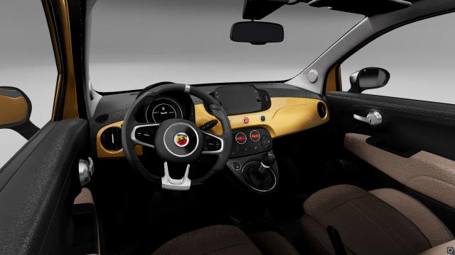 Fiat 500 Abarth 595 (2015-2024) для BeamNG Drive