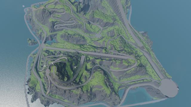 SoapBox Crash Course Mountain для BeamNG Drive