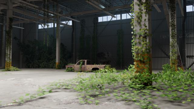 Abandoned Garage для BeamNG Drive