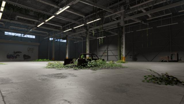 Abandoned Garage для BeamNG Drive