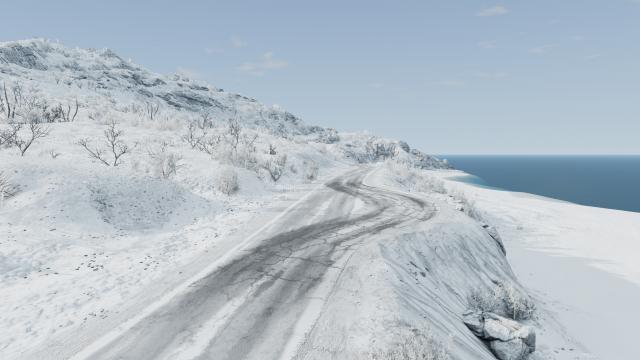 Small Island Snowy for BeamNG Drive
