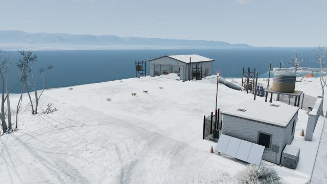 Small Island Snowy for BeamNG Drive