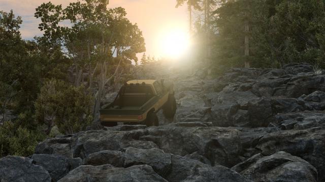 REKT Desert Island Off Road for BeamNG Drive